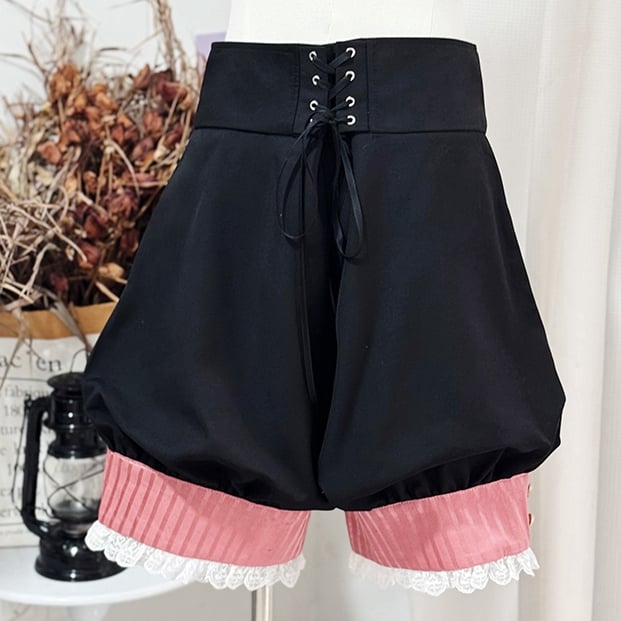 and Waistcoat Lolita Collar Pink Blazer Ouji + Circus Vibes Black