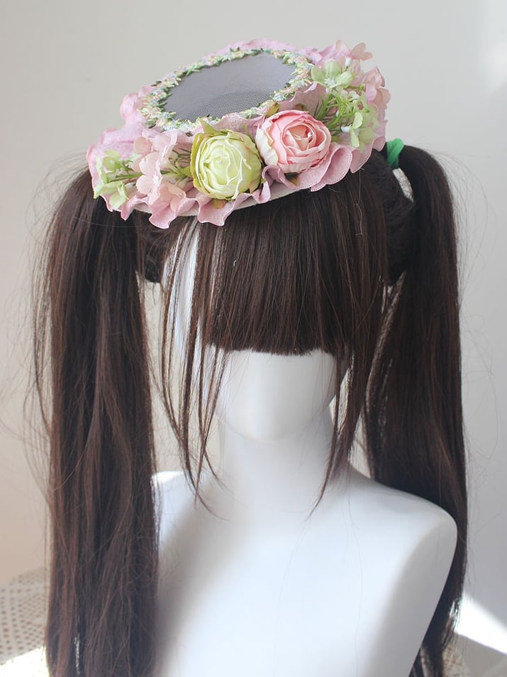 Design Hut Floral Grün/Pink Mini