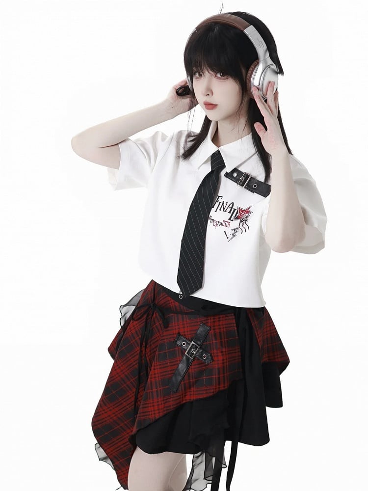 Skirt Elastic Waist Black