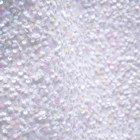 Sequin Style Kawaii Bag White Tote In Sparkling