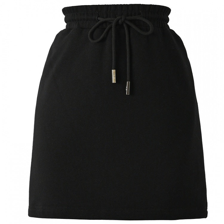 Apricot/Black A-line Skirt Short/Long Version
