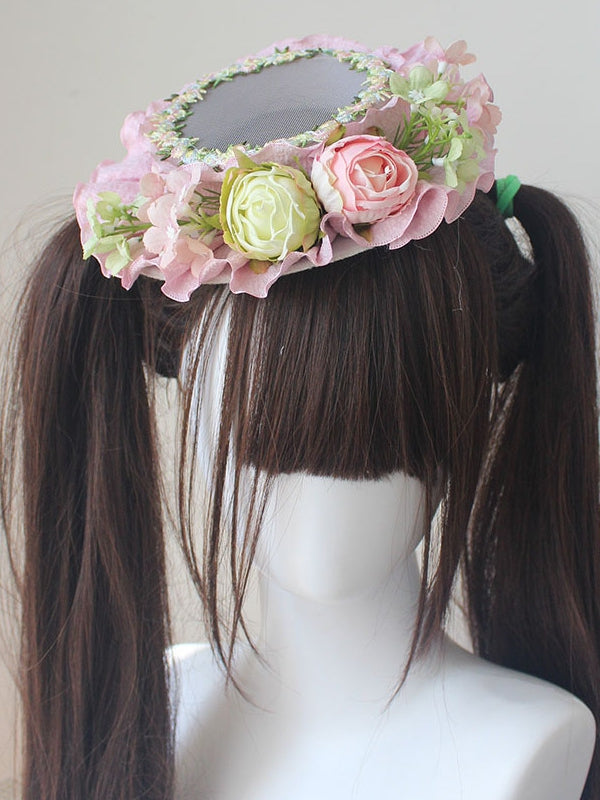 Design Hut Floral Grün/Pink Mini