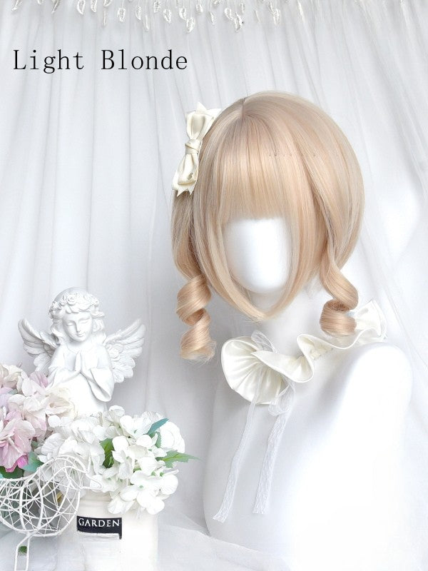 Short Color Options 6 Bangs 25CM With Cut Bob Wig
