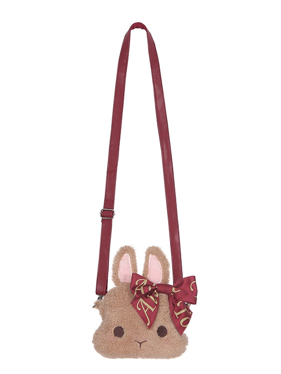 コーヒーバニーぬいぐるみクロスボディ