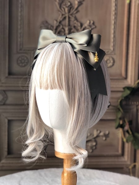 Crown Lolita Bow Optionen mit Charm Farbe Golden Large KC – 15