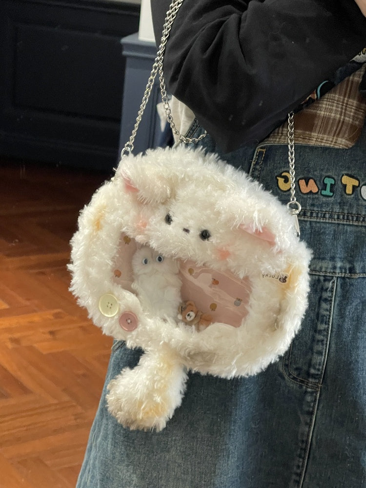 Ita Crossbody Lamb Kitty Cute Bag White
