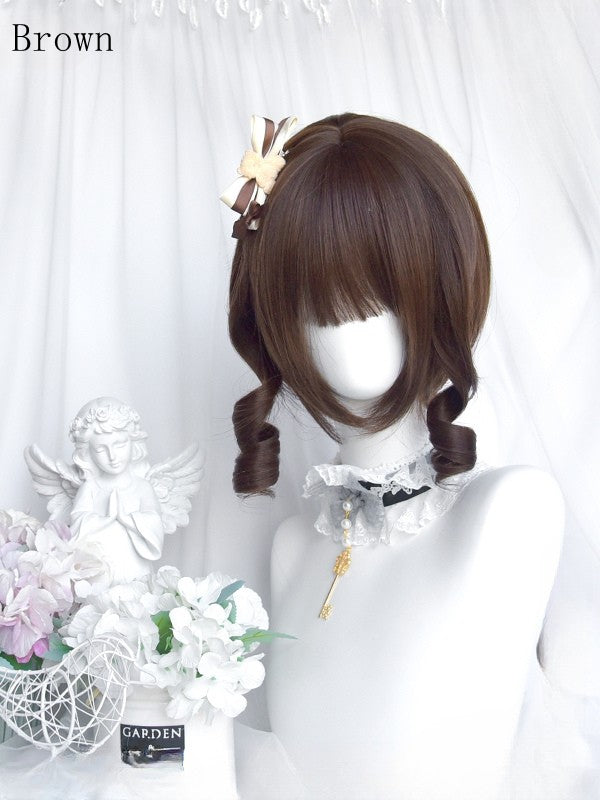 Short Color Options 6 Bangs 25CM With Cut Bob Wig