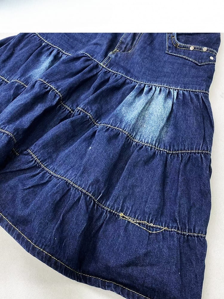 Denim Skirt Y2K Blue