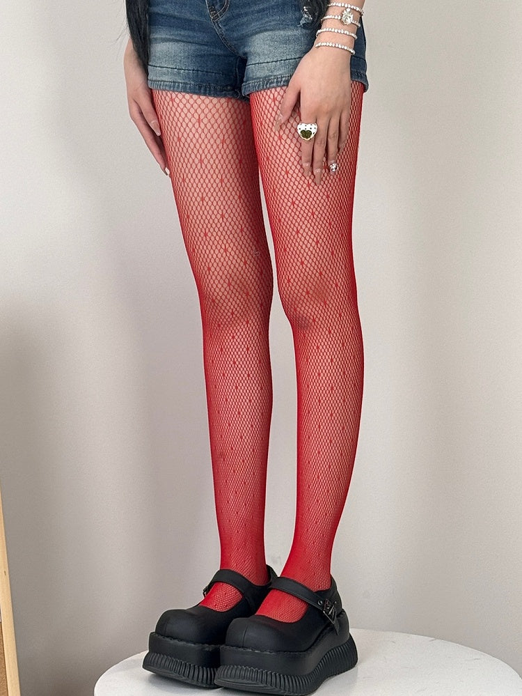 Polka-dot Options Color 7 Y2K Pattern Tights
