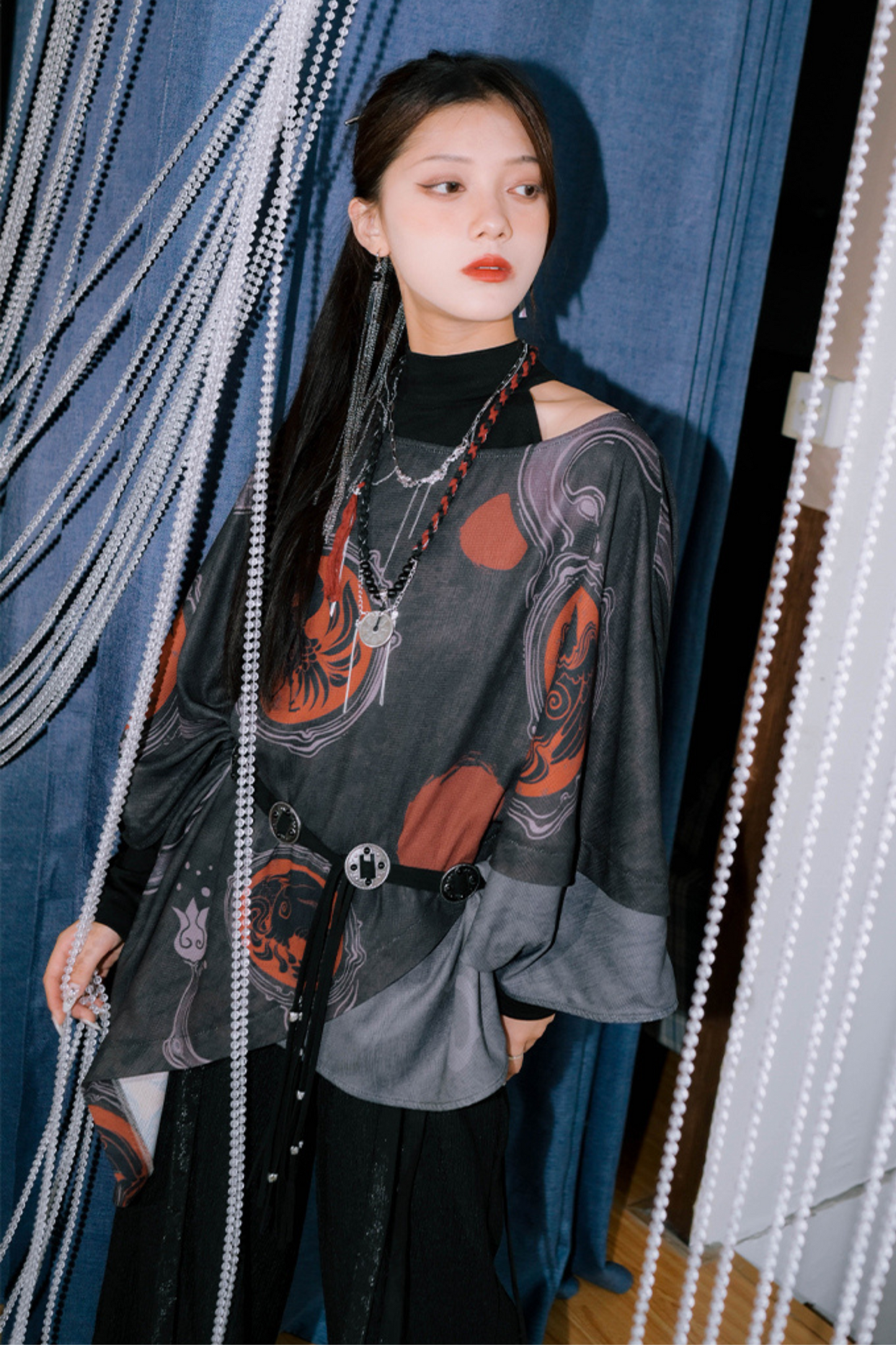 Style Mode Smock Top Cape Loose