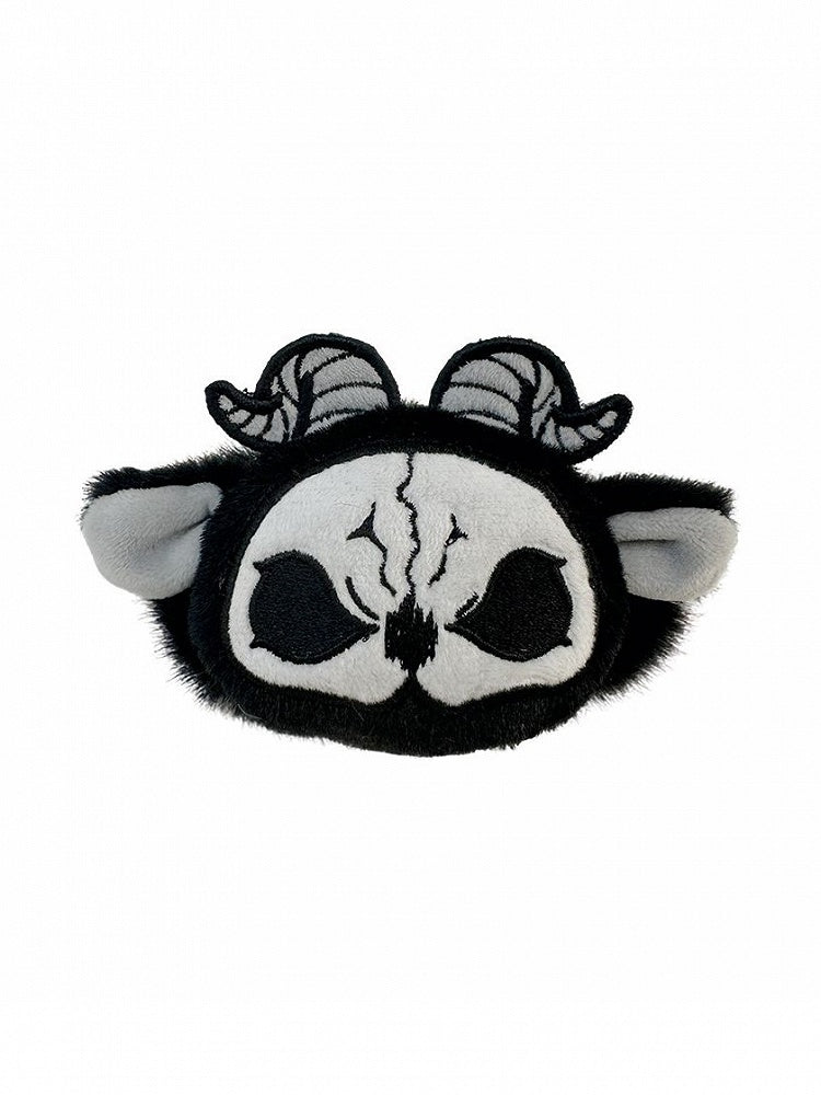 Hairclip Plush White Reaper Grim Gothic and Black