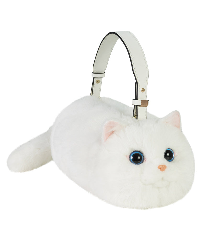 Fur Creative Yellow Bag Cat Fuzzy Shoulder Cute