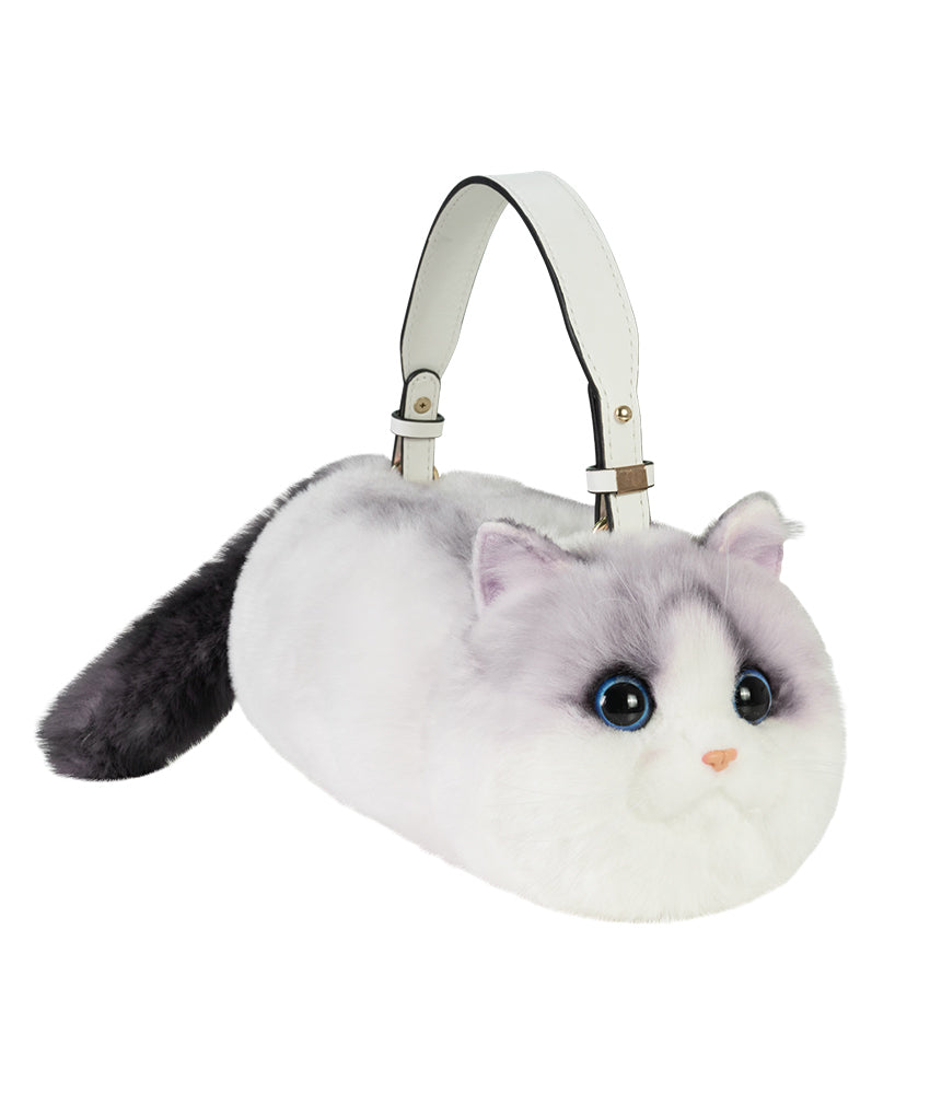 Fur Creative Yellow Bag Cat Fuzzy Shoulder Cute