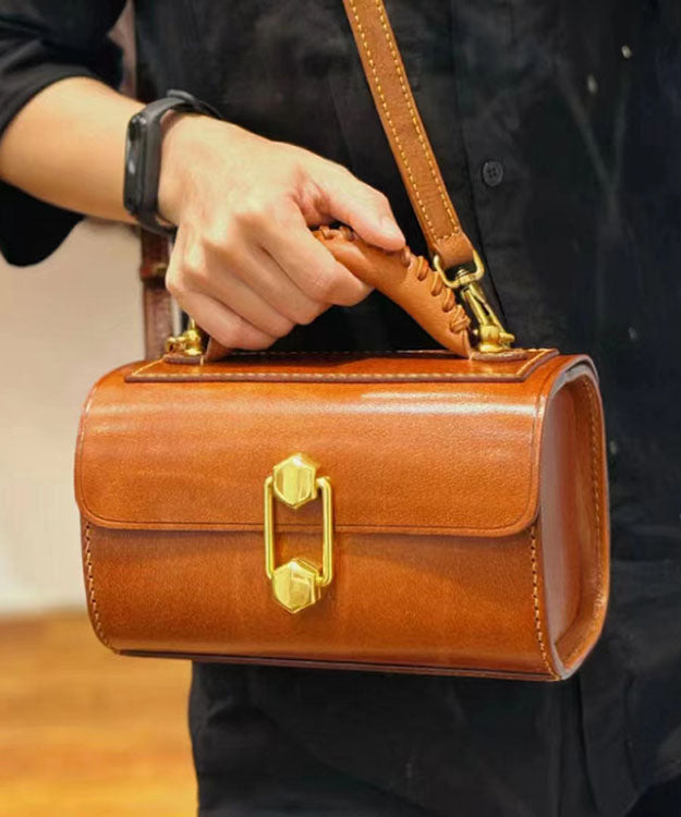 Style Bag Doctor Brown French Calf Leather Versatile Fashion