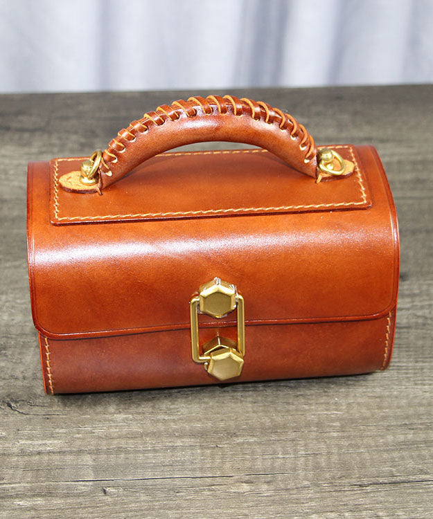 Style Bag Doctor Brown French Calf Leather Versatile Fashion