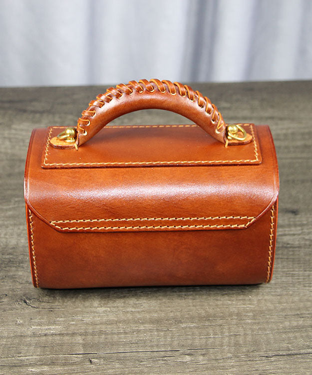 Style Bag Doctor Brown French Calf Leather Versatile Fashion