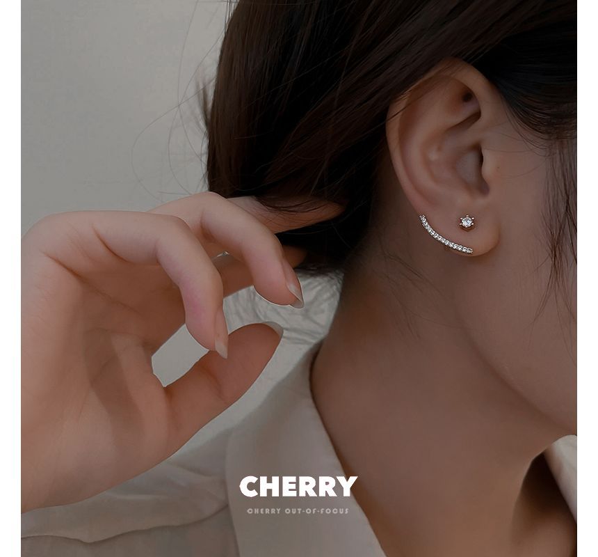 Swing Earring Rhinestone Alloy