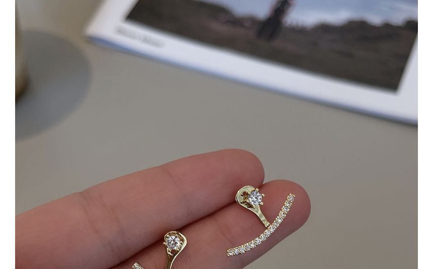 Swing Earring Rhinestone Alloy