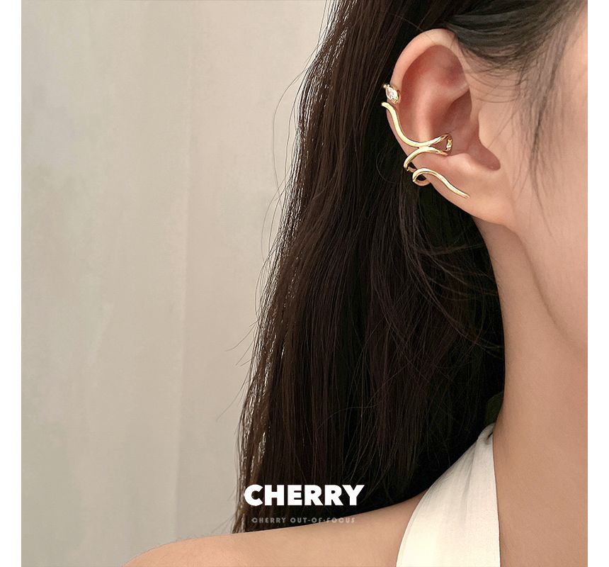 Snake Alloy Cuff Earring