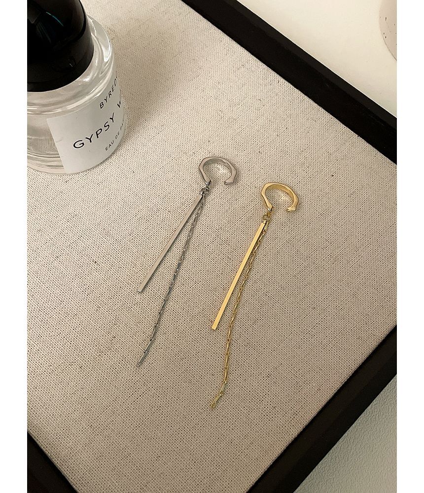 Cuff Earring Fringed Alloy