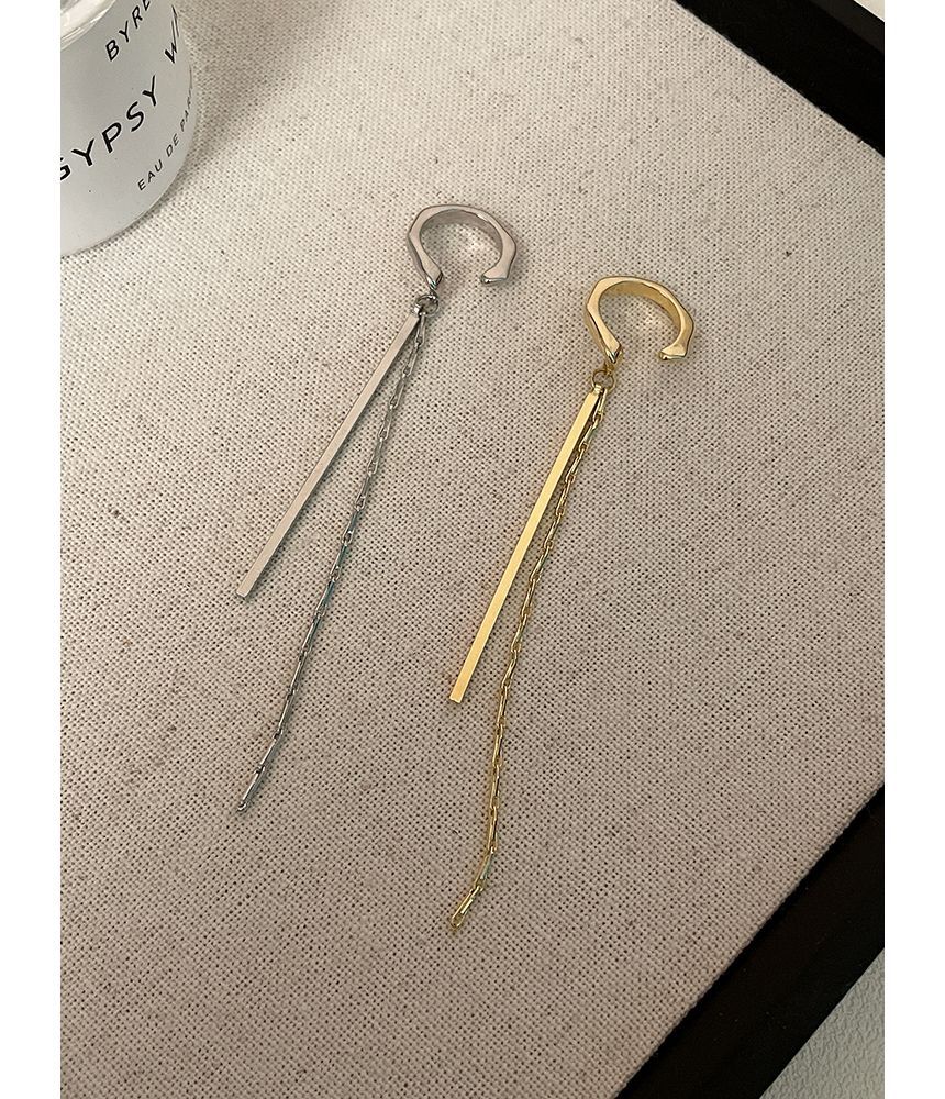 Cuff Earring Fringed Alloy