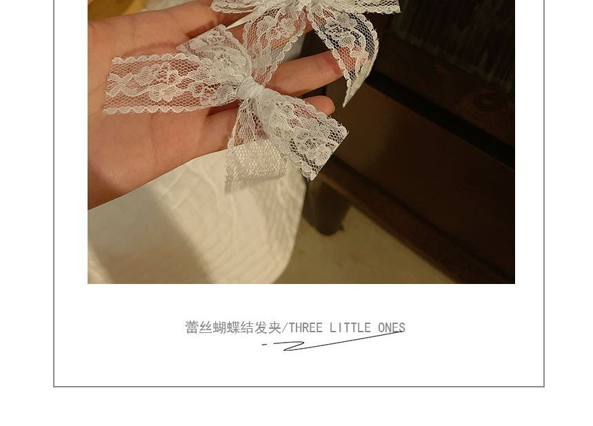 Ribbon Hair Clip / Set Lace