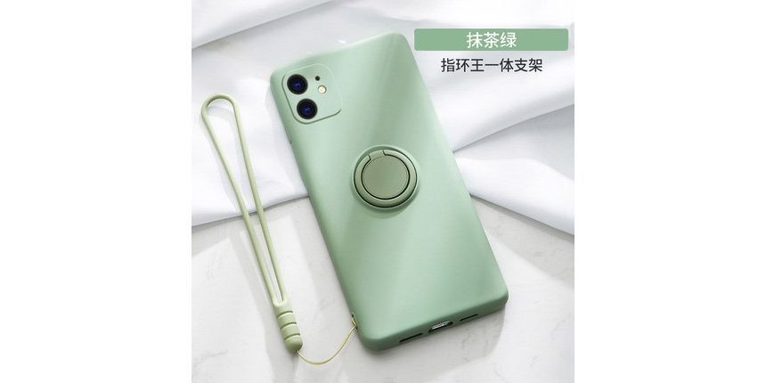 Stand Ring Phone Plain Case
