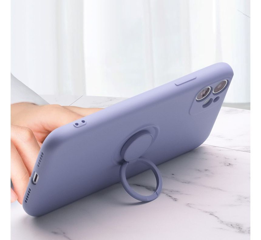 Stand Ring Phone Plain Case