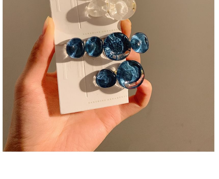 Hair Acrylic of (Various Designs) 2: Set Clip Bead