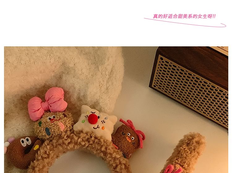 ヤーンデザイン)ヘッドバンドウォッシュフェイス(クッキー各種)