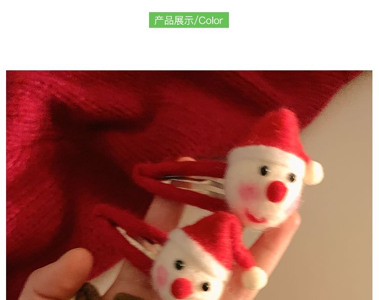 Designs) Set (Various Hair Christmas Felting Clip /