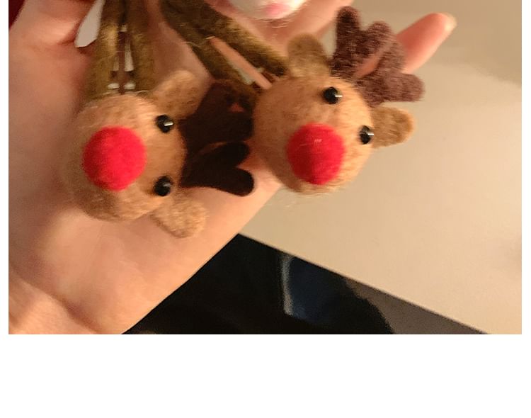 Designs) Set (Various Hair Christmas Felting Clip /