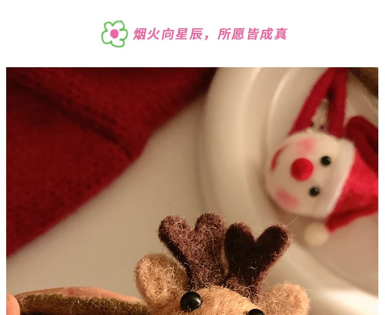 Designs) Set (Various Hair Christmas Felting Clip /