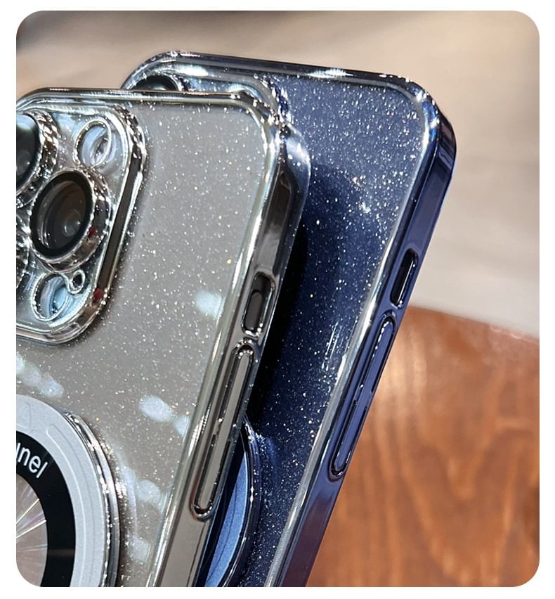Glitter Ring Case Stand Phone
