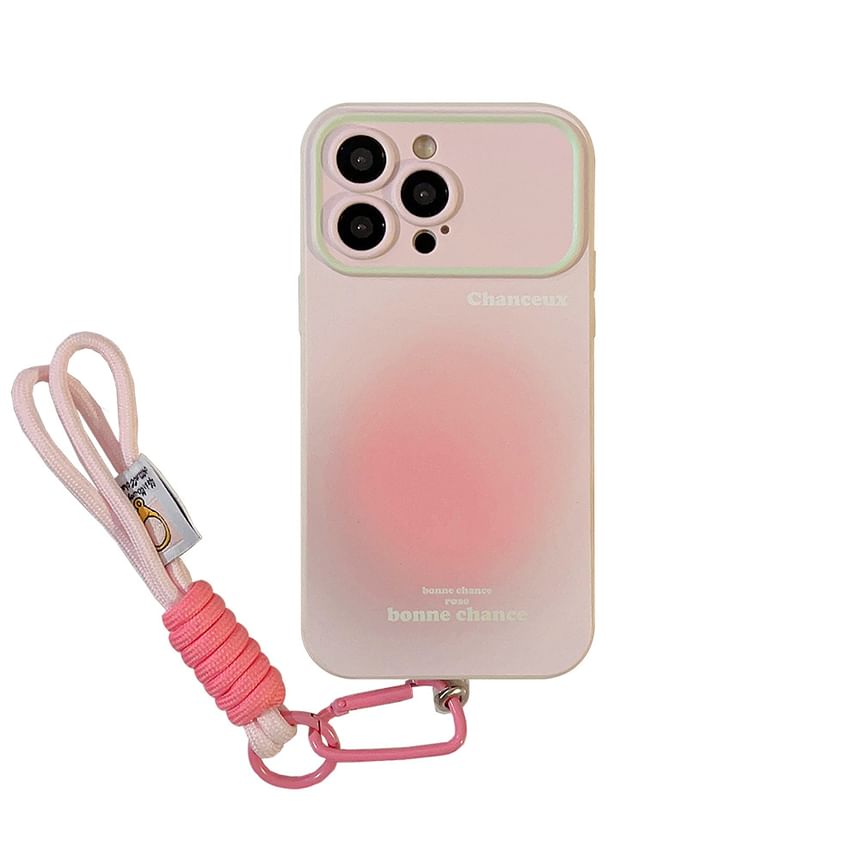 Hülle Telefon Schriftzug