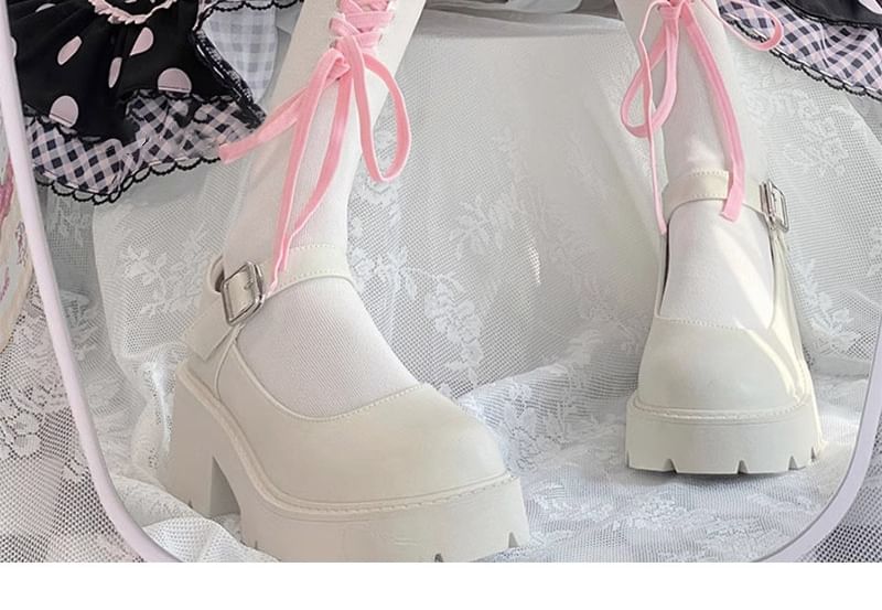 Lace-Up Socks