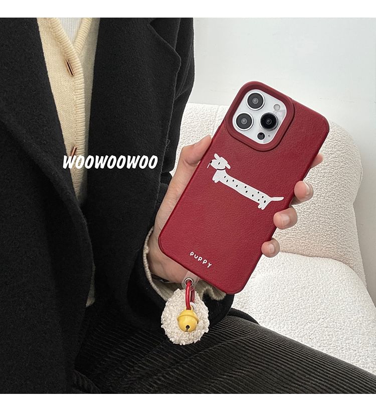 Dog Bell Phone Case Pom