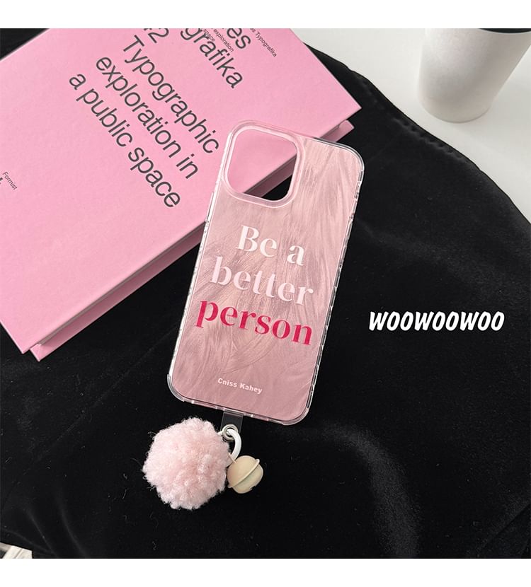 Phone Bell Lettering Case Pom