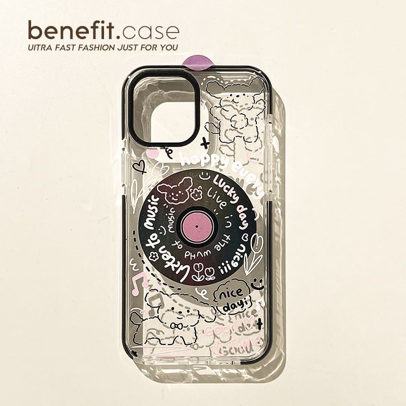 Phone Vinyl Animal Record Case