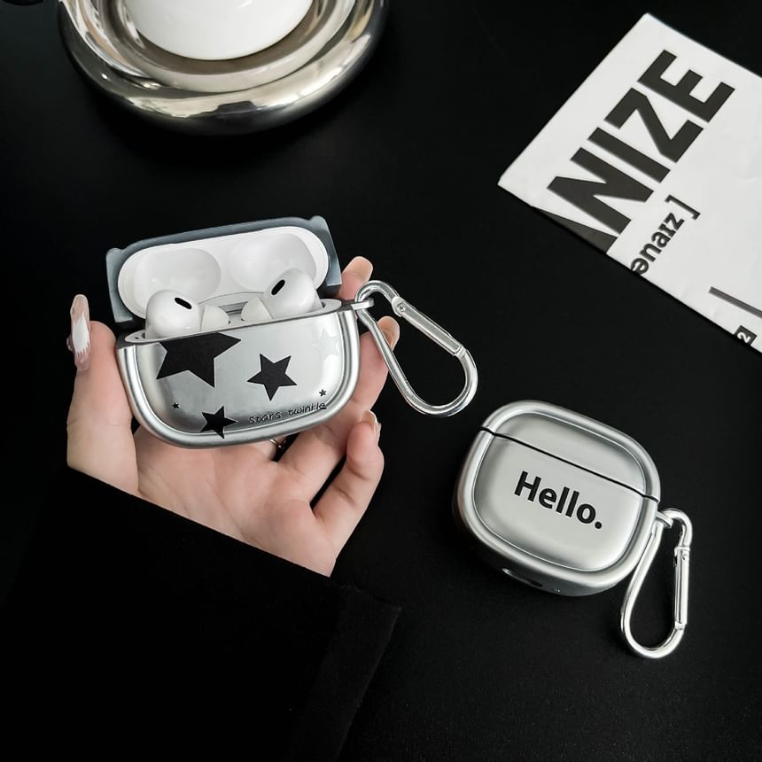 AirPods スターメタリックスキンケース Pro / イヤホンチャーム付き