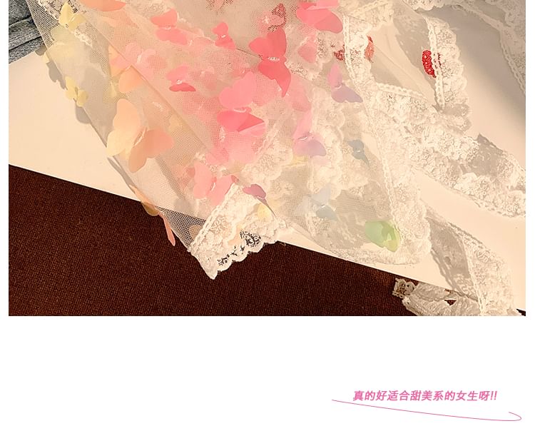 Designs) Trim (Various Head Triangle Scarf Lace