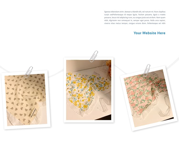Print Head Designs) (Various Floral Scarf Triangle