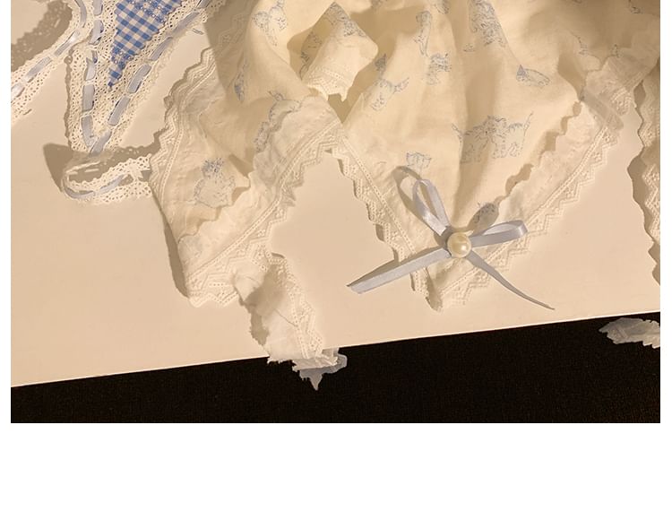 Scrunchie Lace Scarf Designs) Triangle Trim (Various Set Head /