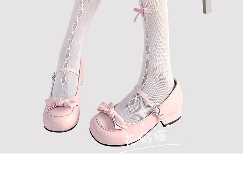 Strumpfhose mit Schleife