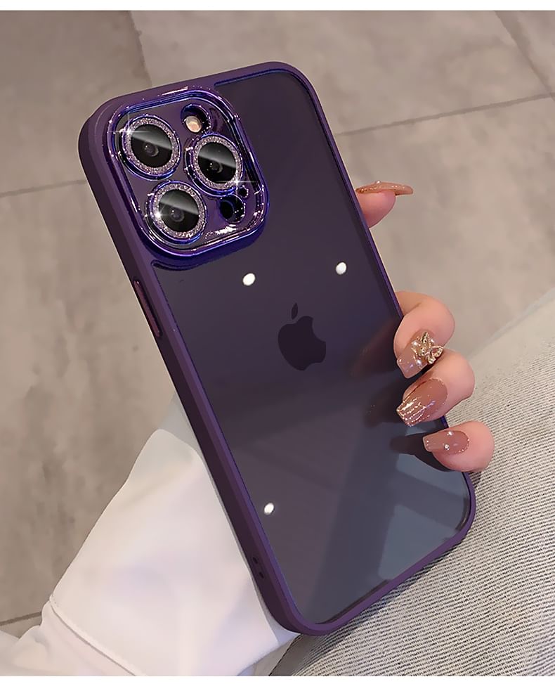 Protection Lens Glitter Phone Case