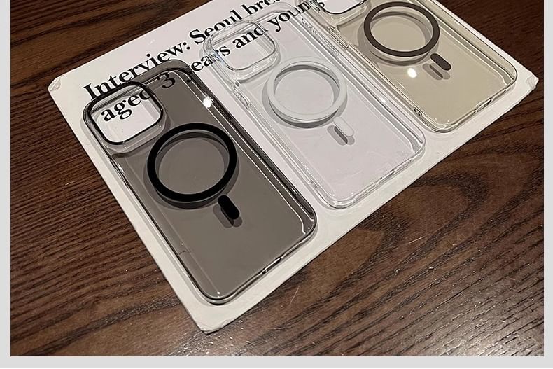 Transparent (Compatible MagSafe) Phone Magnetic with Case