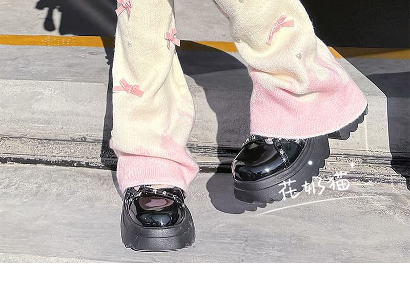 Warmers Bows Faux Pearl Leg