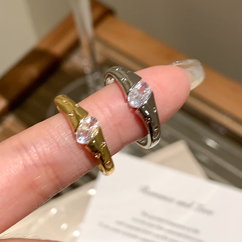 CZ Ring Thick