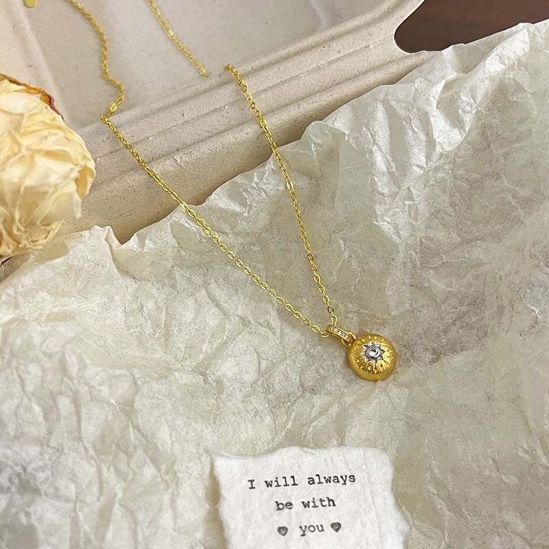 Dome Necklace CZ