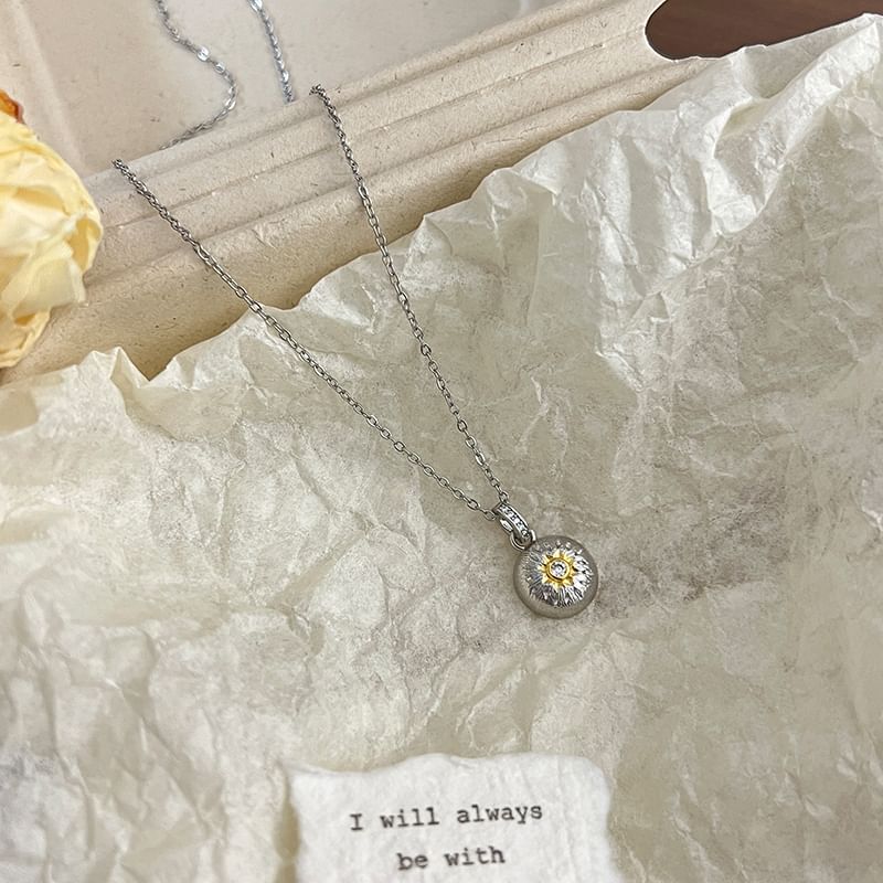 Dome Necklace CZ